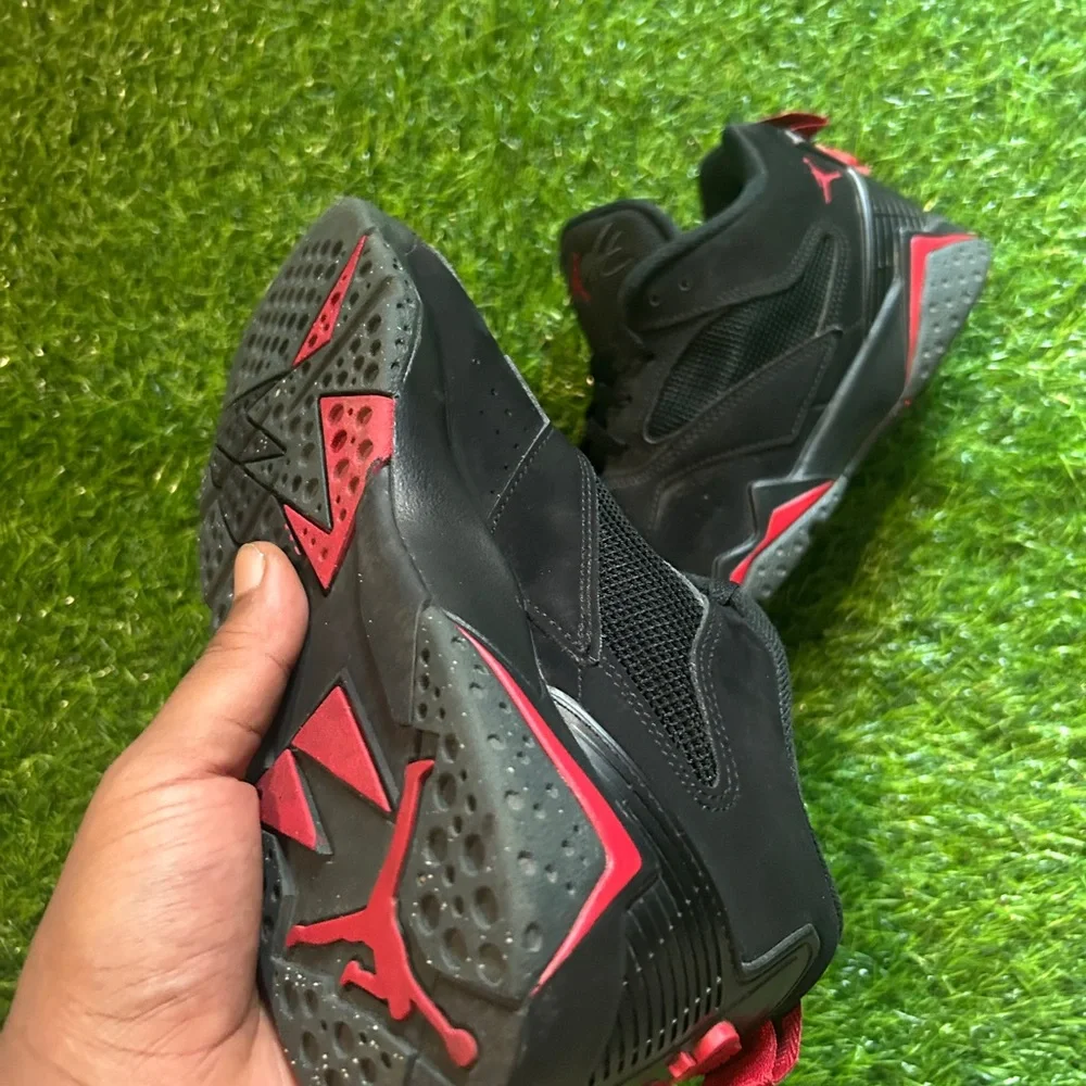 Nike Air Jordan MVP 92 Black Infrared Red Gs Size 7Y No Box